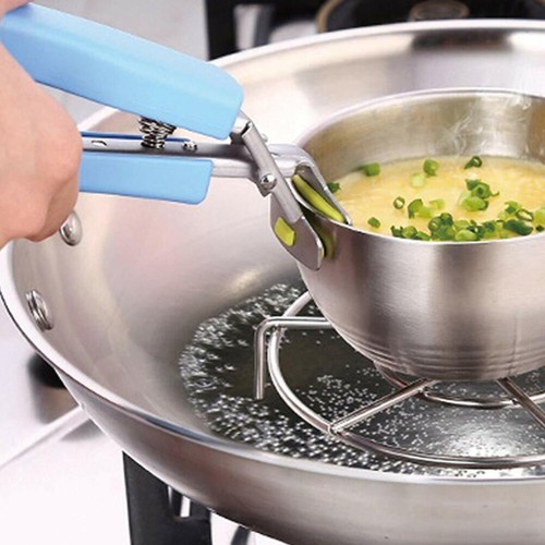 US 2 Stück Greifer Clip Bewegliche Kochplatte Schüsseln Essen für Topf Mikrowelle - Bild 16 von 24