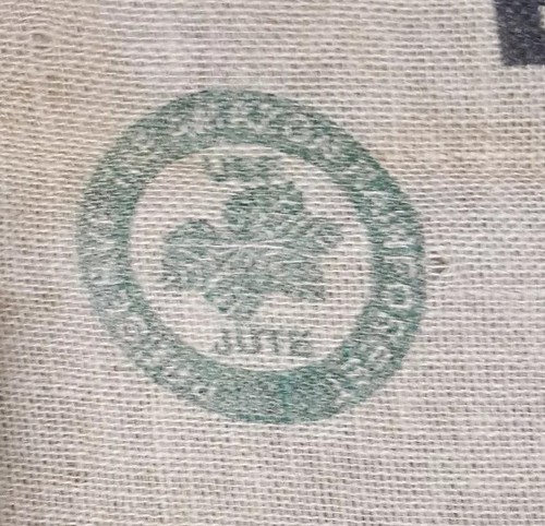 Burlap Coffee Bean Sack Bag Brazil Brasjuta CRAFT Gunny Sack   - Picture 3 of 6