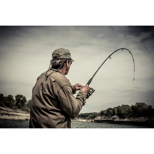 Saltwater Fishing Rod & Reel Combo 7ft Spinning Kit Tackle Durable Heavy Duty US - Picture 4 of 7