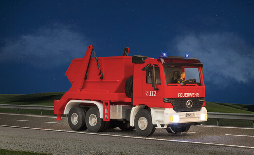 Viessmann 8053 Fire Brigade MB Actros 3-achs Skip With Rundumleuch. New 2024 - Picture 4 of 4