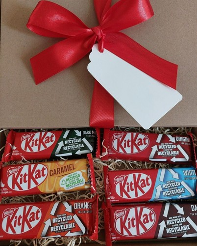 Christmas KitKat Hamper Chocolate Gift Box Personalised Treat Box Birthday - Picture 7 of 7