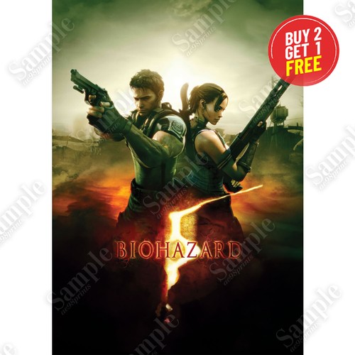 Resident Evil Video Game Poster Art Print Wall Home Room Decor CAPCOM PS XBOX PC - Picture 64 of 279