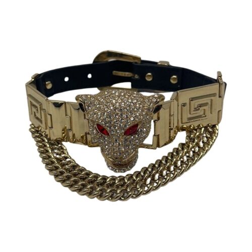 Versace H&M Tiger Choker Necklace Chain - Picture 2 of 9
