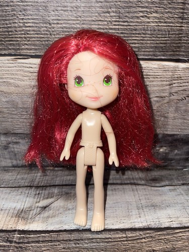 MUÑECA PASTEL CORTO DE FRESA 2008 TCFC HASBRO 6" FIGURA MUÑECA PERFUMADA JUGUETE PELO ROJO - Imagen 4 de 6