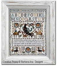 Portuguese Bird Sampler~Barbara Ana Designs