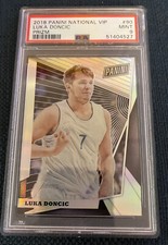 2018 Luka Doncic Panini National Convention VIP Silver RC Rookie 69/99 PSA 9