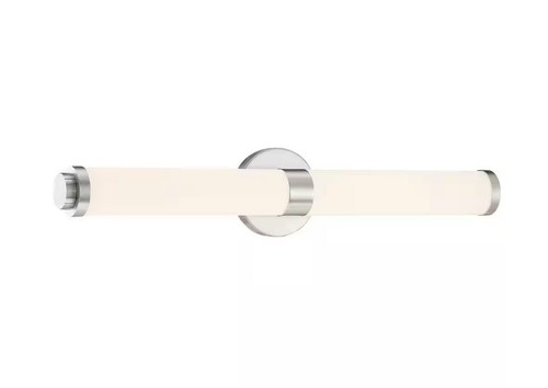 Access Lighting Aqua 4.5 in. Brushed Steel LED Vanity Light Bar with Opal Glass - Picture 2 of 5