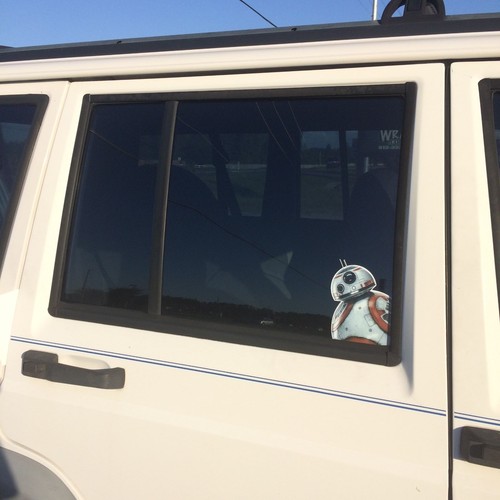 BB-8 Peeking, Starwars BB8 Droid Stoßstange Aufkleber - Bild 3 von 5