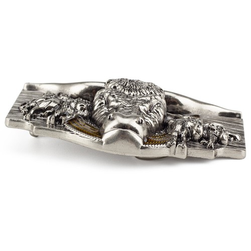 Hebilla de cinturón Longhorn Bull para hombre - Western Rodeo Texas vaquero hebillas de cinturón grandes - Imagen 3 de 10