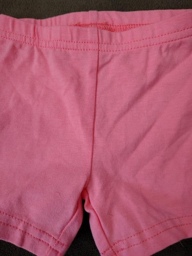 3 pack Cat & Jack Shorts diaper cover pink Size 3-6 months Blue Denim Bow - Picture 5 of 6