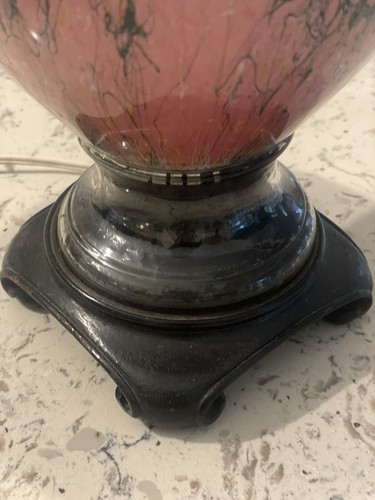 Italienische Art Deco Vintage Tischlampe **SELTENER FUND** - Bild 4 von 14