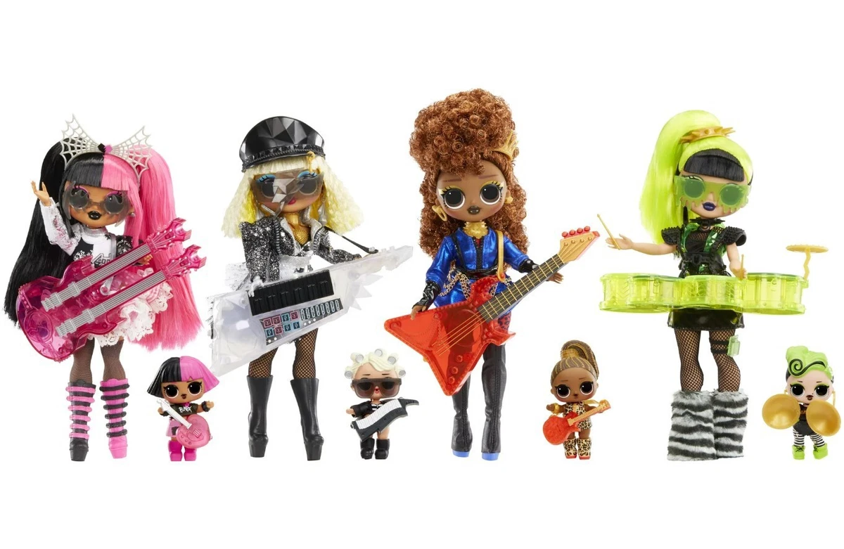 LOL Surprise OMG ReMix Super Surprise Fashion Doll 4-Pack