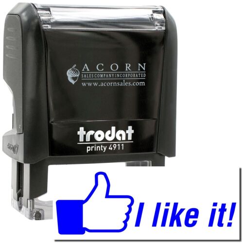 Self-Inking I Like It, Teacher and Classroom Stamp, Size 1/2" Tall x 1-1/2" Wide - Picture 10 of 16