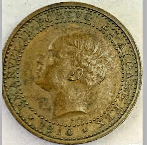 "Invest in Heritage: Portugal's 1910 5 Reis Bronze Coin Rare Gem" - Picture 2 of 6