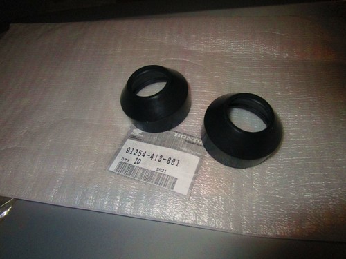 New Honda CB360 CB400 CM400 CB450 CX500 TL250 Fork Dust Seal Qty2 91254-413-881 - Picture 4 of 5