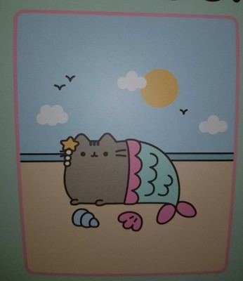Nwt Pusheen Mermaid Cat Plush 48 X 60 Throw Blanket Beach Ebay