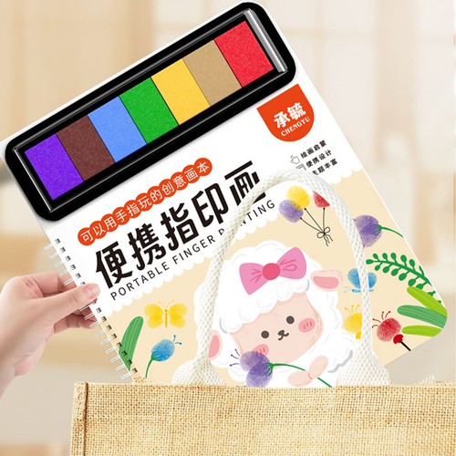 Funny Finger Painting Kit Kids Finger Paint Tool Kit for Children Kids - Picture 3 of 12