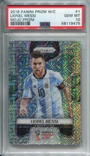 Panini 2018 World Cup Soccer Mojo Prizm #1 Lionel Messi PSA 10