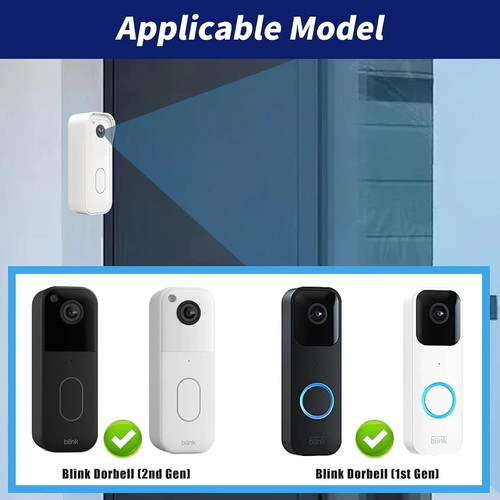 Nuevo Blink Video Timbre Montaje Cableado/Inalámbrico 2 Vías Audio HD Video y Alexa - Imagen 3 de 7