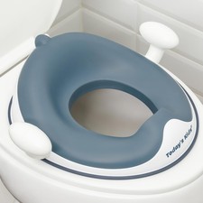 Todays Kids Anti-Slip Baby Training Toilet Seat Toddler Potty Soft Cushion Blue