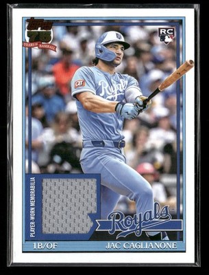 Jac Caglianone 2026 Topps 1991 35th Anniversary Relics (Series One) #91R-JCA