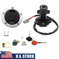 Ignition Switch Fuel Gas Cap Seat Lock Keys For Suzuki GSXR 600 750 1000 05-18 