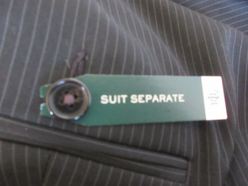 Lauren Ralph Lauren Boy's Bedgemont Suit Pants BlackStripe 20R/30W NWT - Picture 6 of 8