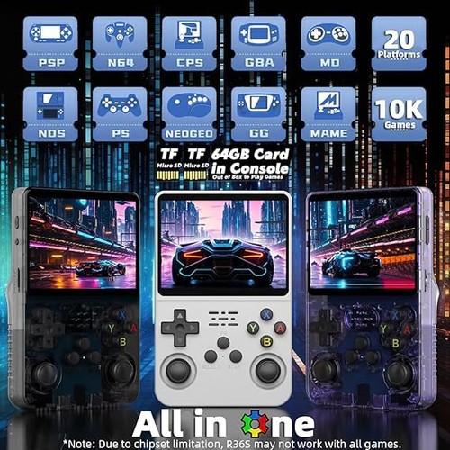 R36s Retro Handheld Videospiel Konsole-21000 Spiele 3Farben - Linux - 32GB+128GB - Bild 8 von 27