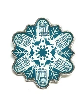 Disney Trading Pin - Star Wars Snowflakes -  R2D2