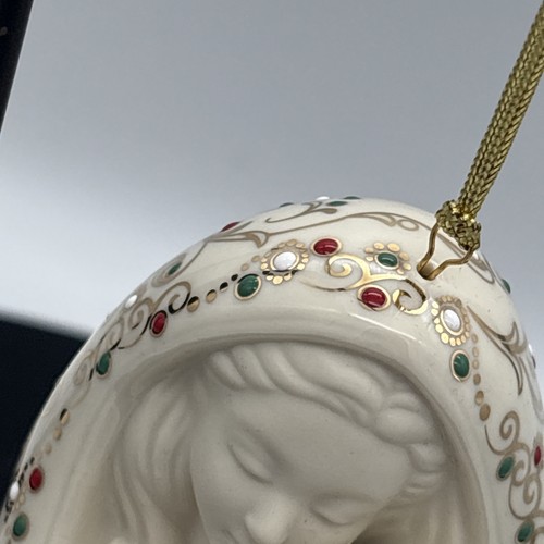 Lenox Madonna & Child porcelain Christmas tree ornament Box Mary & Jesus Ch27 - Bild 4 von 10