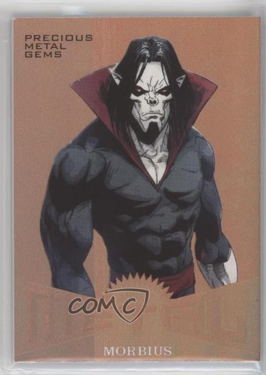 2017 Fleer Ultra Marvel Spider-Man Metal PMG Bronze 166/199 Morbius #MM28 4uw