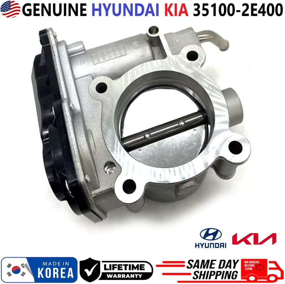 Cuerpo de acelerador GENUINO Hyundai para Hyundai y Kia 2012-2021 1,8 L 2,0 L, 35100-2E400 Foto 4 de 4