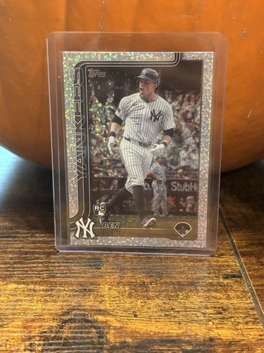 2025 Topps Serie 1 Ben Rice #337 Yankees de Nueva York - Lámina de brillo de arena (RC)