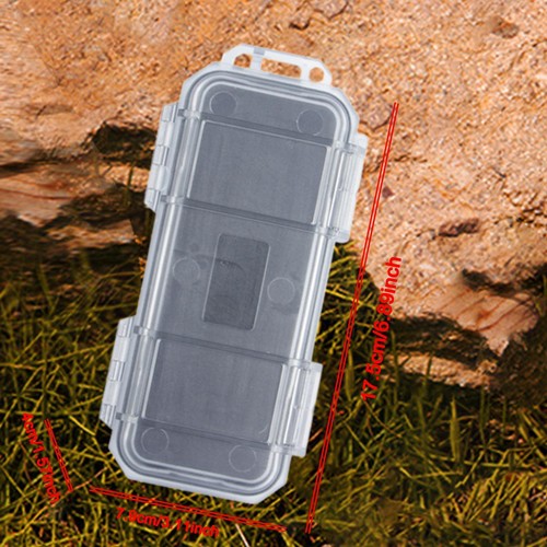 Outdoor Werkzeugkoffer kompakt tragbar leicht Trockenbox für Geldbörse Kamera Schlüssel - Bild 4 von 7