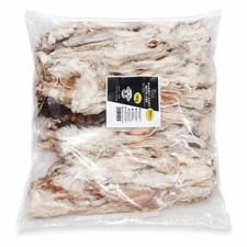 1Kg Rabbit Ears with Fur for Dog Snacks 100% Natural Pet Treats