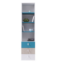 Regal mit 3 Schubladen Poncjan 06 Kleiderschrank Kinderzimmer Bücherregal