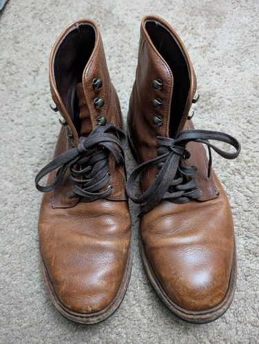 Stivali Allen Edmonds Higgins Mill in pelle marrone resistenti alle intemperie taglia US 10 D - Foto 2 di 8