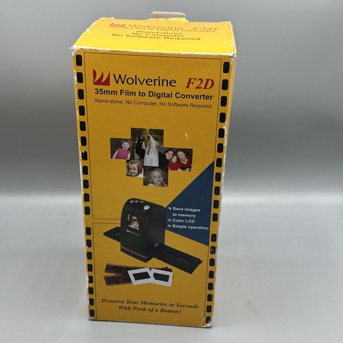 Wolverine F2D35MM Slides& Negatives Film To Digital Image Converter WORKING!-B3B - Picture 1 of 2