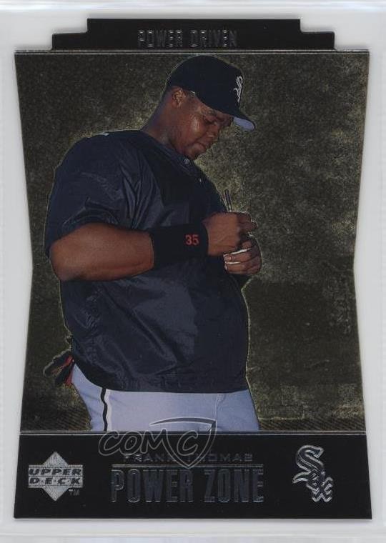 1998 Upper Deck Special F/X Power Zone Power Driven Frank Thomas #PZ1 HOF