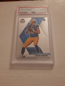 Justin Herbert 2020 Mosaic Rookie No. 204 PSA 10