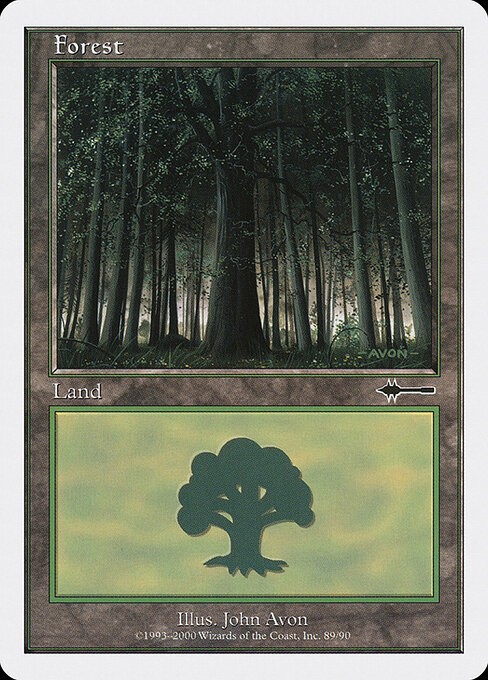 Forest NonFoil Beatdown Box Set 89 NM MTG