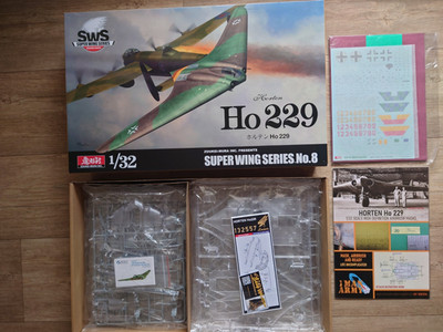 ZOUKEI MURA SWS08 'Horten Ho 229'  1:32 + SUPEREXTRAS