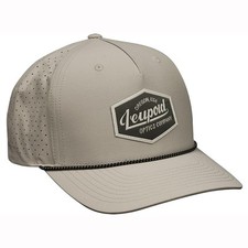 Leupold Performance Hat Light Gray, Snap Back, Stay-Dri, Adjustable (185043)