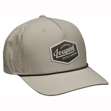 Leupold Performance Hat Light Gray, Snap Back, Stay-Dri, Adjustable (185043)