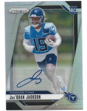 JHA'QUAN JACKSON 2024 PANINI PRIZM ROOKIE AUTOGRAPH SILVER RC AUTO Q3329