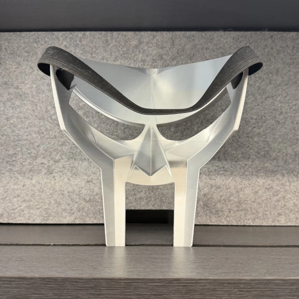 MF DOOM Mask Replica 3D Printed for True Metal Face Fans Cosplay Halloween Party - Image 2 of 2