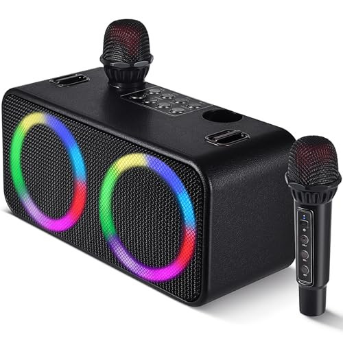 Karaoke Microphone Machine Kids Adults, Karaoke Machine Bluetooth Sound - Picture 1 of 6