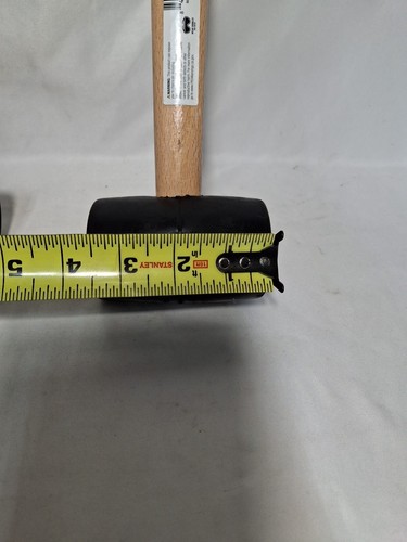 (2) Steel Grip 32 oz & 16 Oz Classic Wood Handle Beige Soft Face Mallet 13 L in - Picture 9 of 9