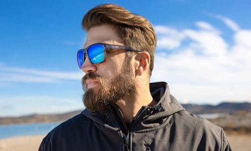 !SALE! Wiley X TREK CAPTIVATE™ Polarized Blue Mirror. Dark Grey Frame #AC6TRK09 - Picture 8 of 17