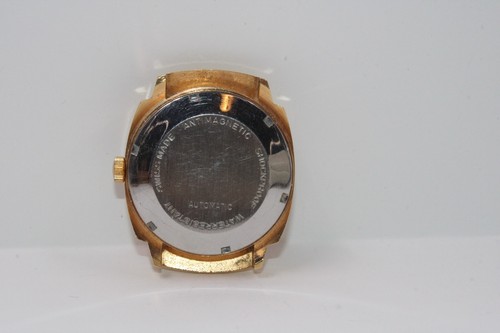 TD TENOR DORLY MEN'S Wrist Watch Date AUTOMATIC Vintage Winds / Ticks Good - Picture 7 of 7